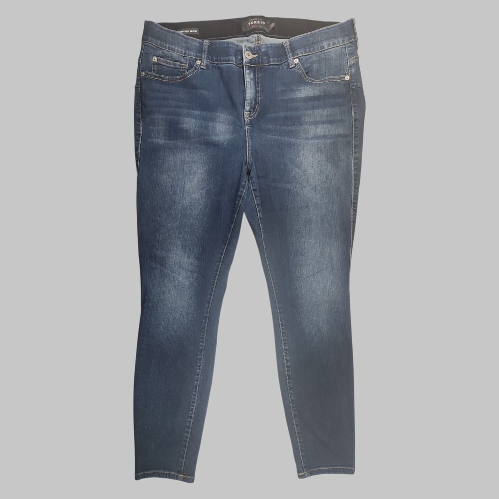 Torrid Bombshell Skinny Premium Denim Dark Wash Jeans Women's Size 20R
